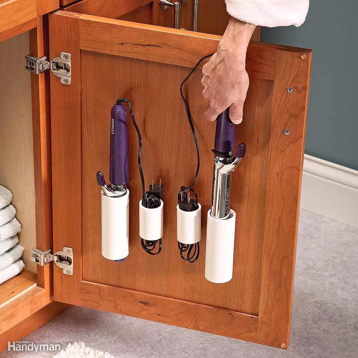 Under The Bathroom Sink Storage Hack