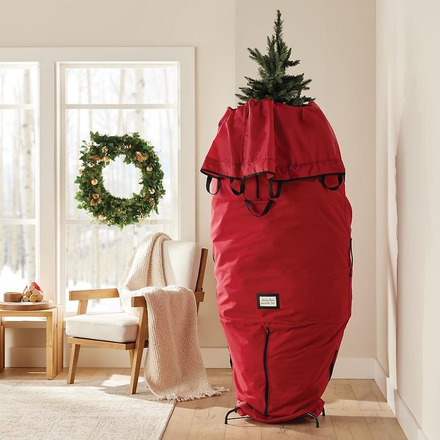 Upright Christmas Tree Bag Ecomm Via Containerstore.com
