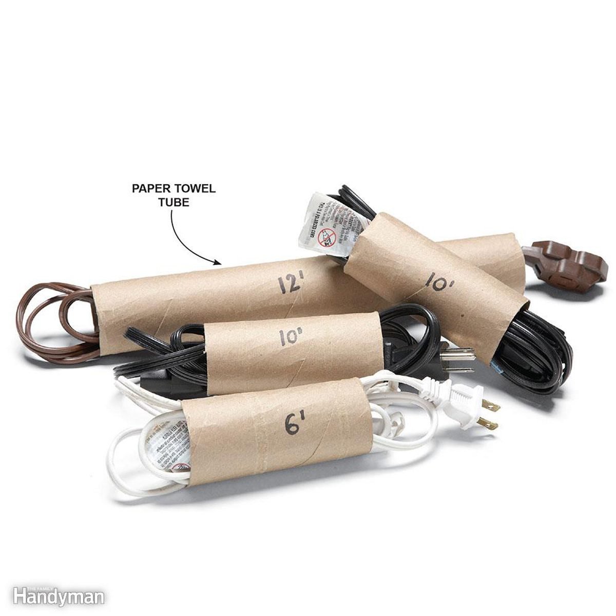 Light-Duty Extension Cord Storage