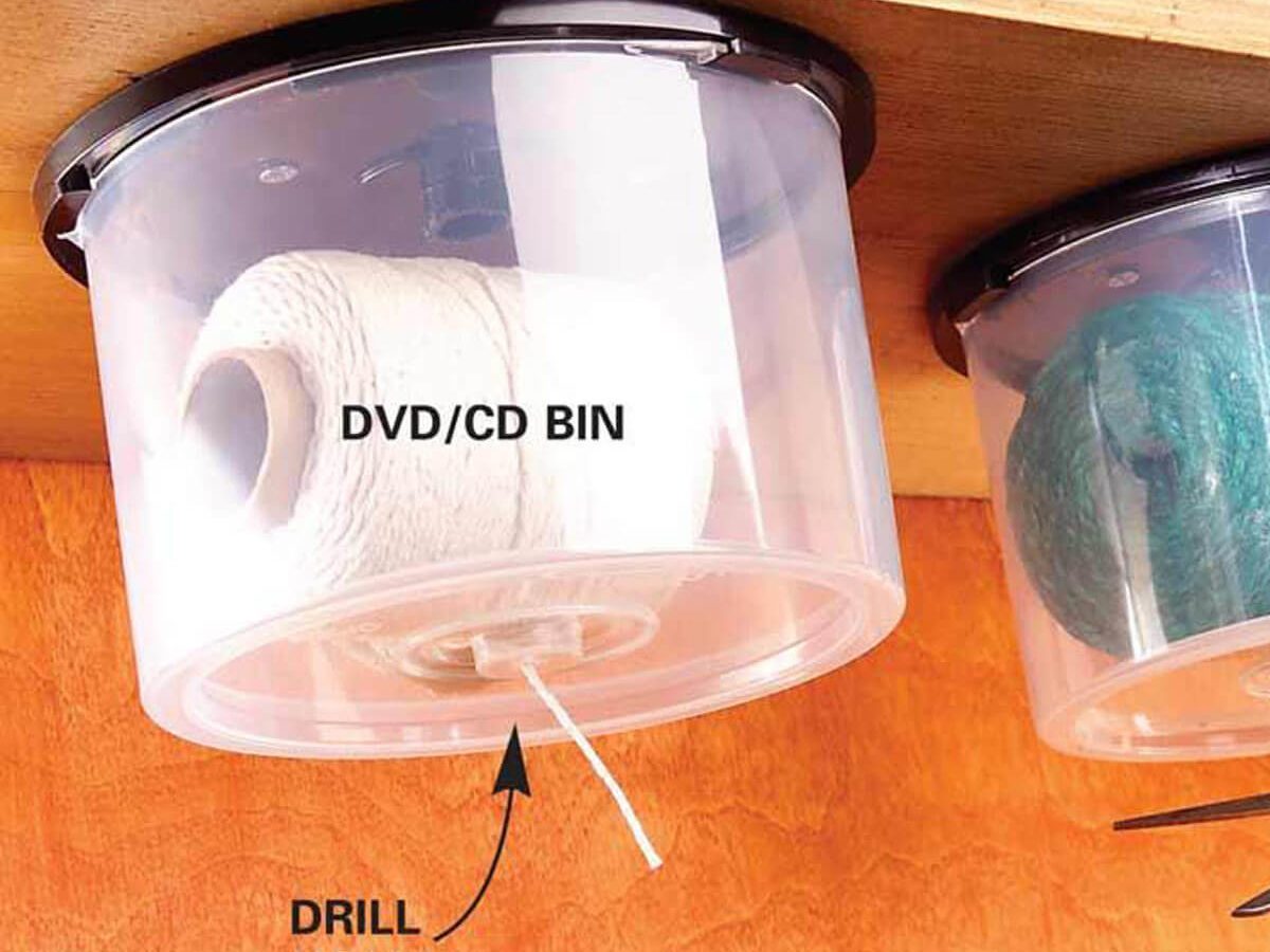 String-Dispensing CD Bins