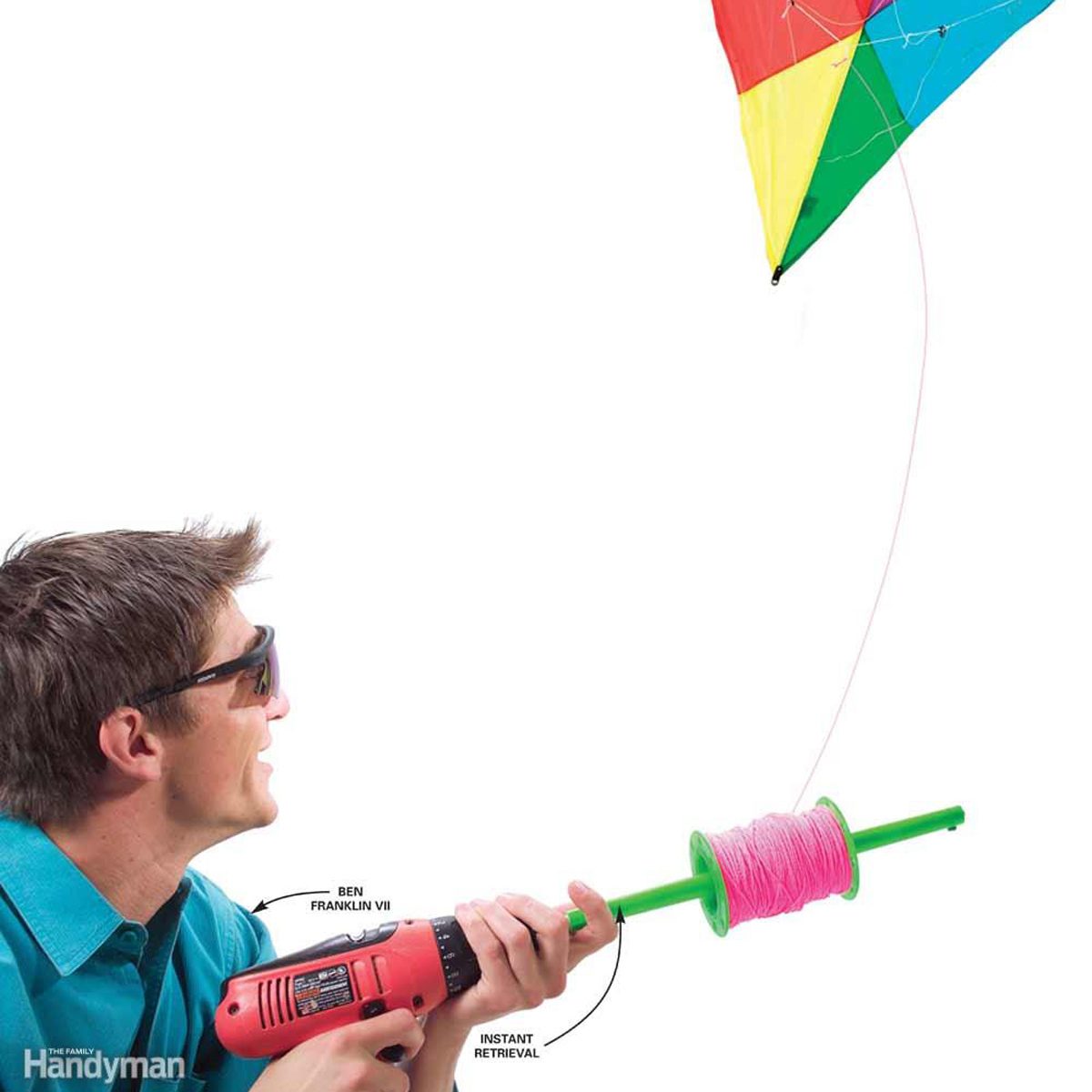 Battery-Powered Kite Retriever
