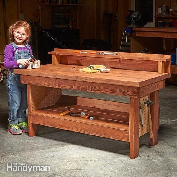 Mini Classic DIY Workbench for Kids | Family Handyman
