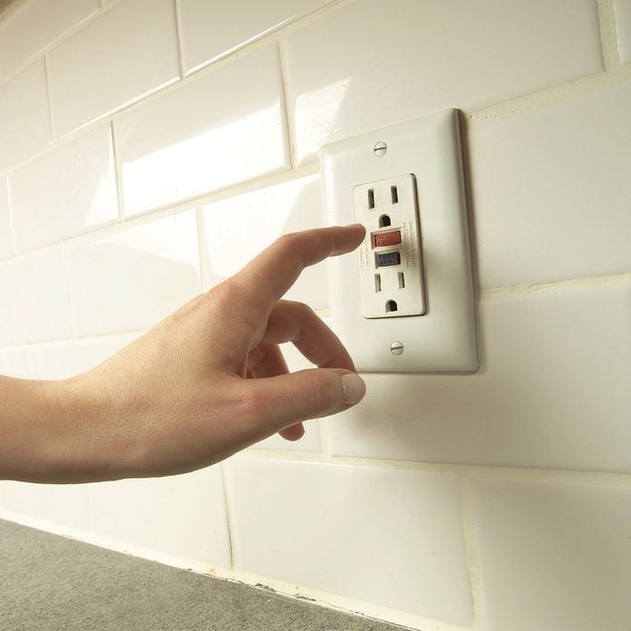 outlet in kitchen