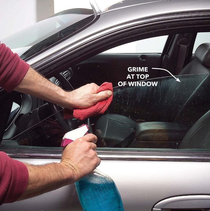 Best Way to Clean a Car: Wash the Windows, Including the Top Edges