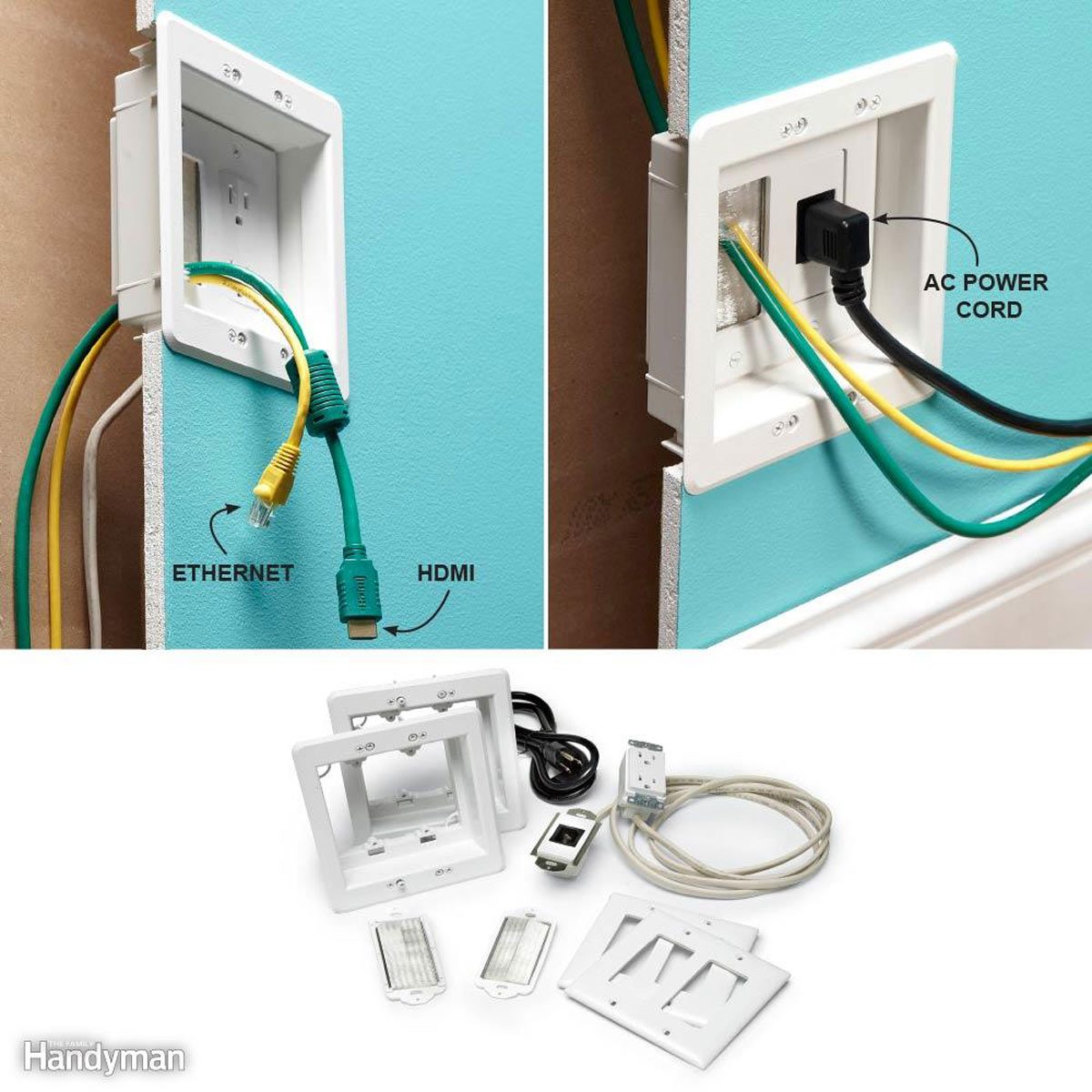 Hide TV Wires: Power Jumper kit
