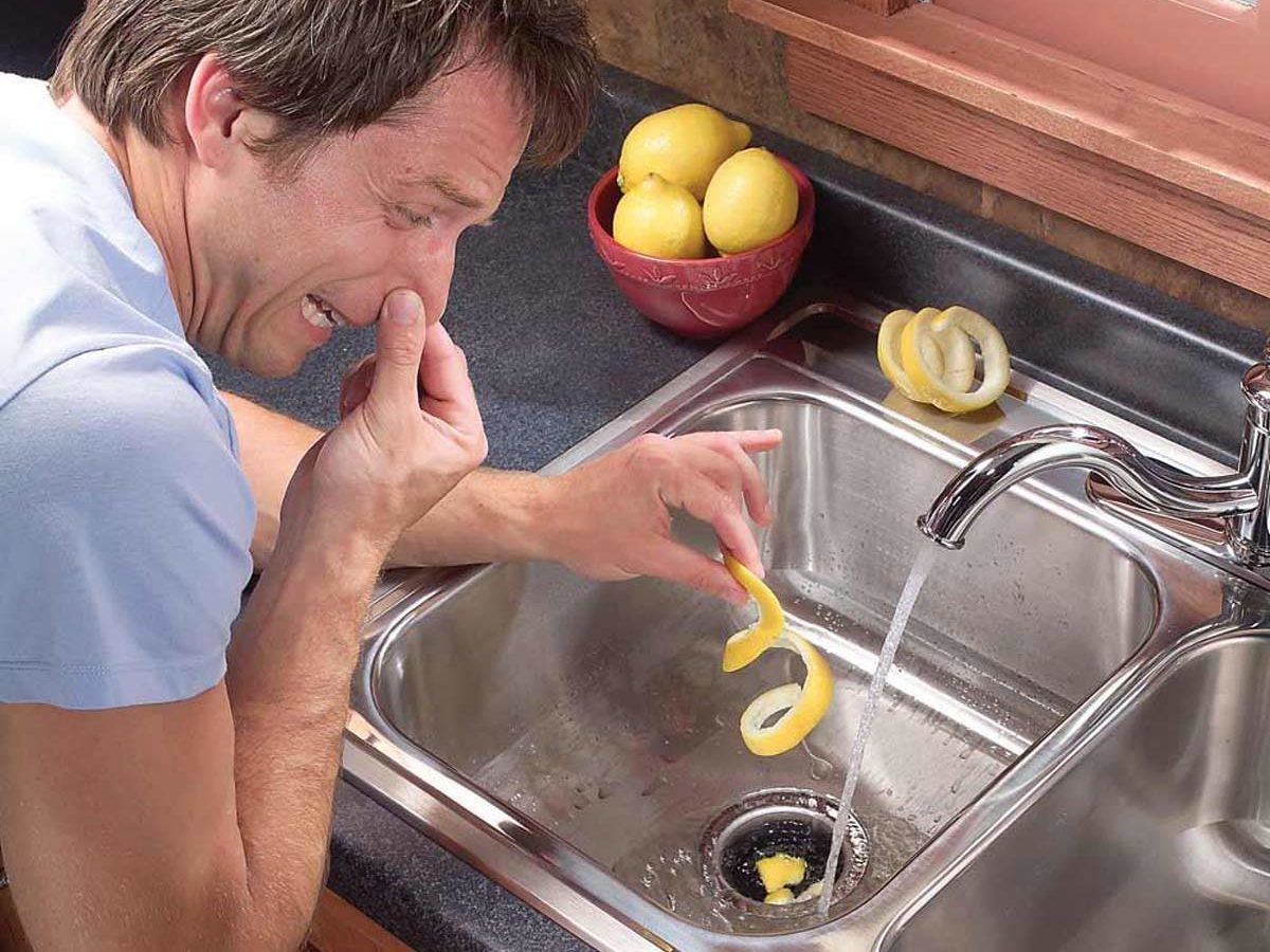 lemon rind down sink disposal