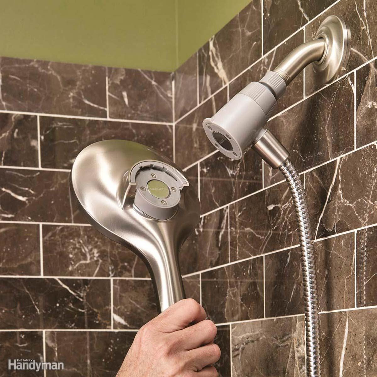 Magnetic Showerhead