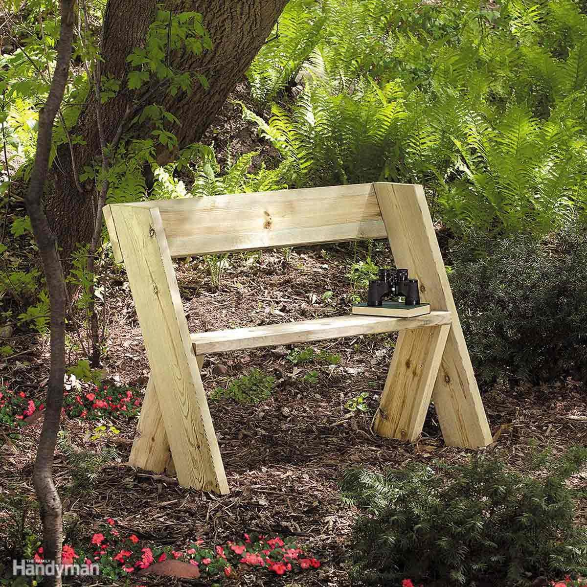 Build a Wooden Bench for Less