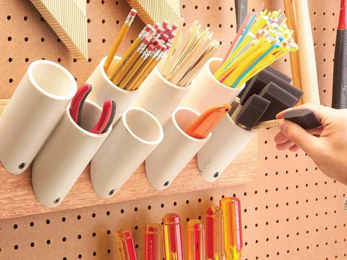 pvc tool organization