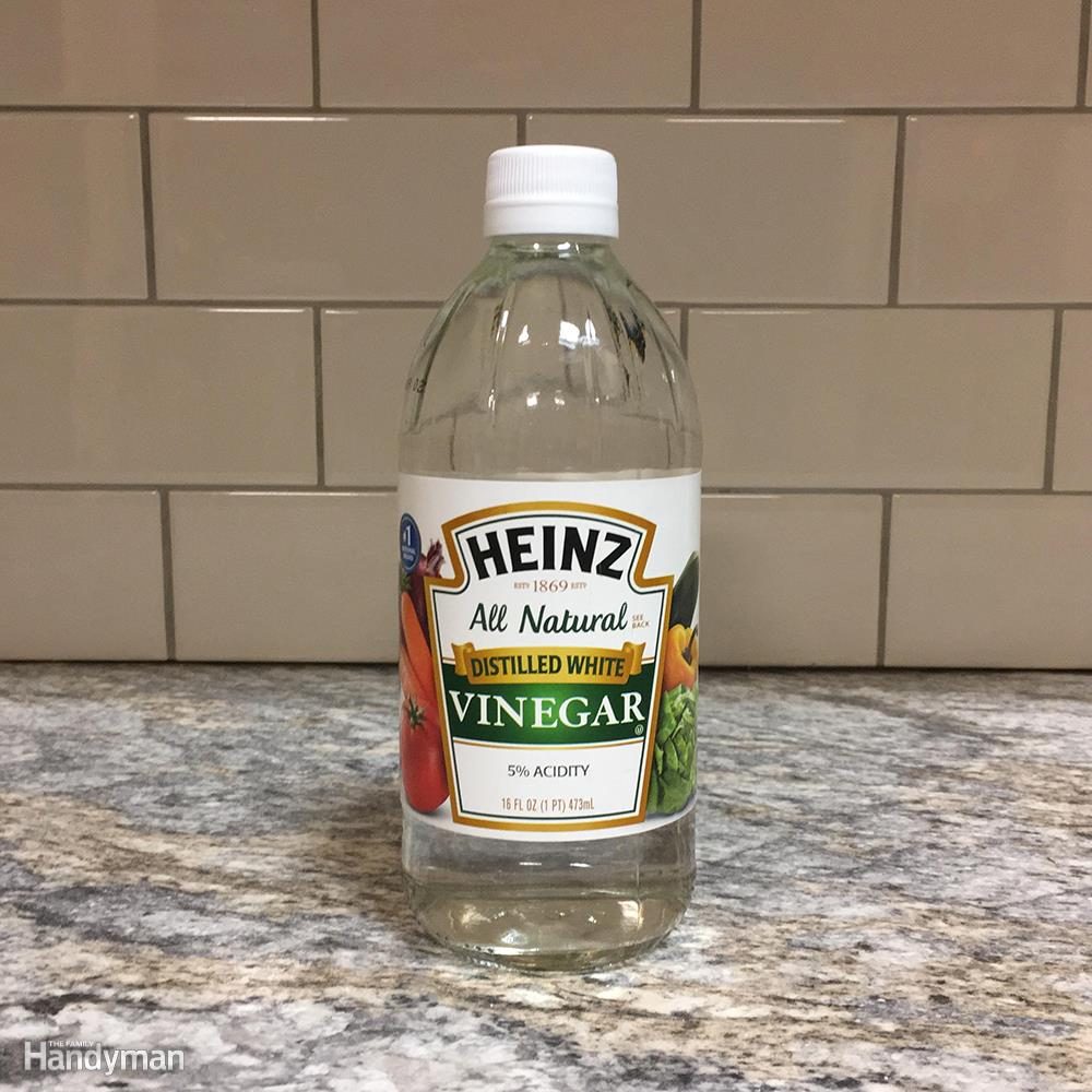 Vinegar works, too