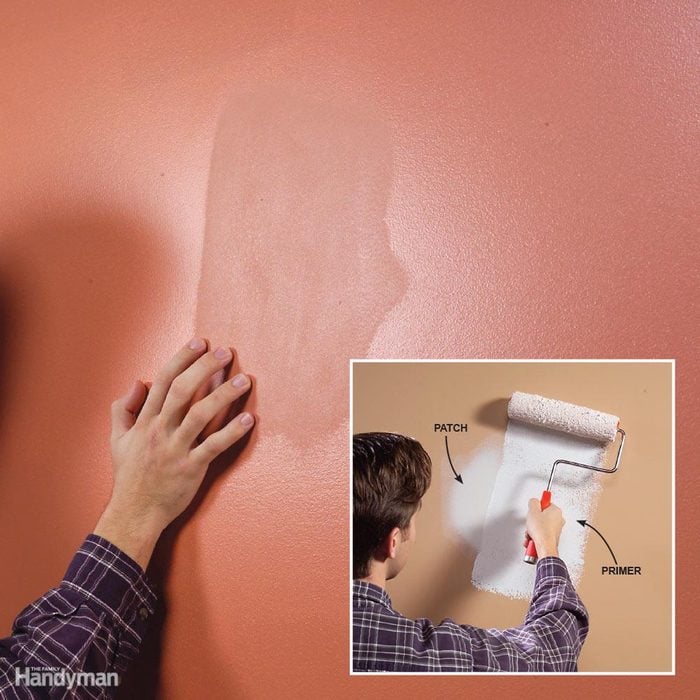 Prime and Texture Wall Patches to Avoid a Blotchy Finish