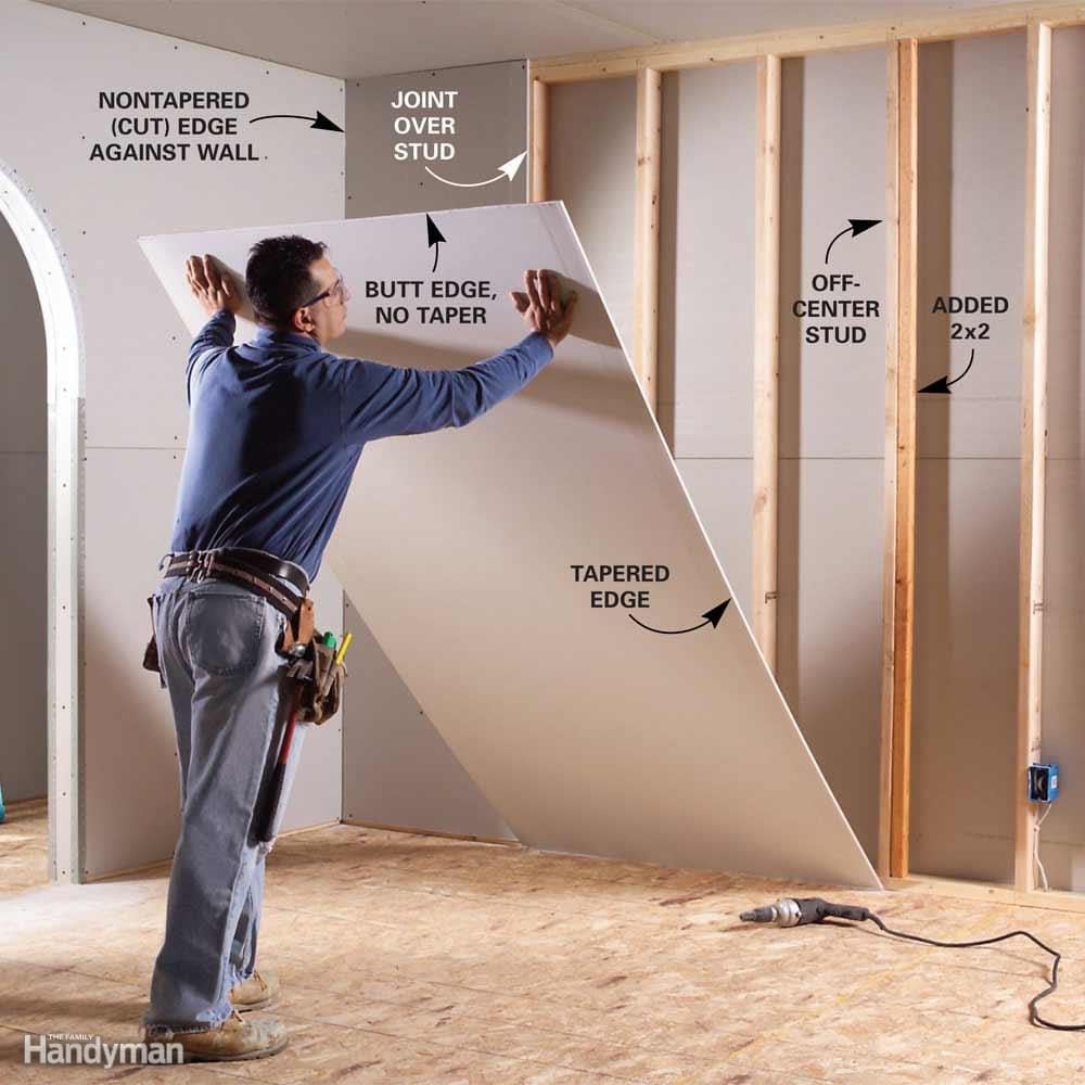 Eliminate as Many Drywall Butt Joints as You Can