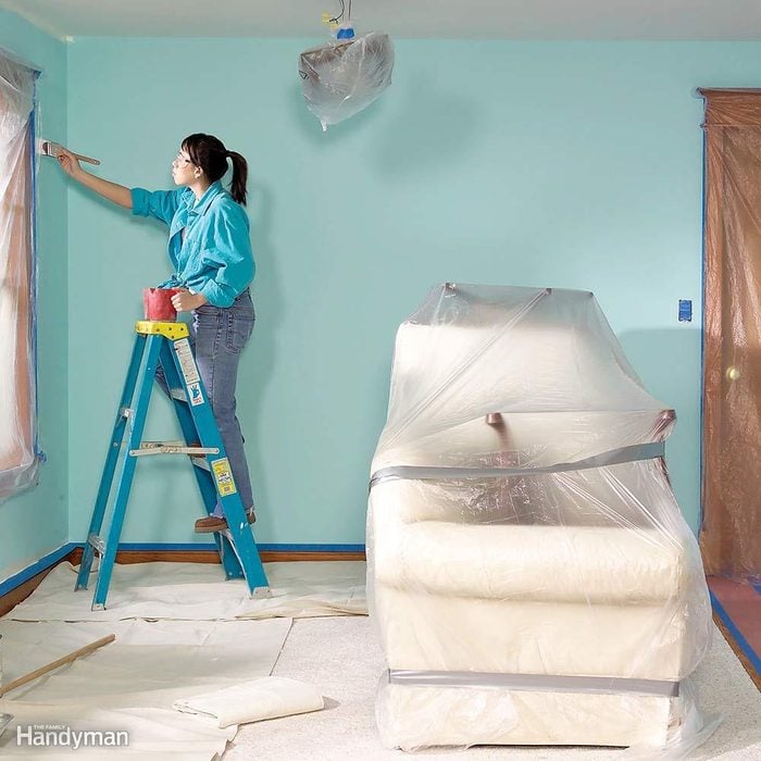 Family Handyman, How To Protect Furniture During Painting