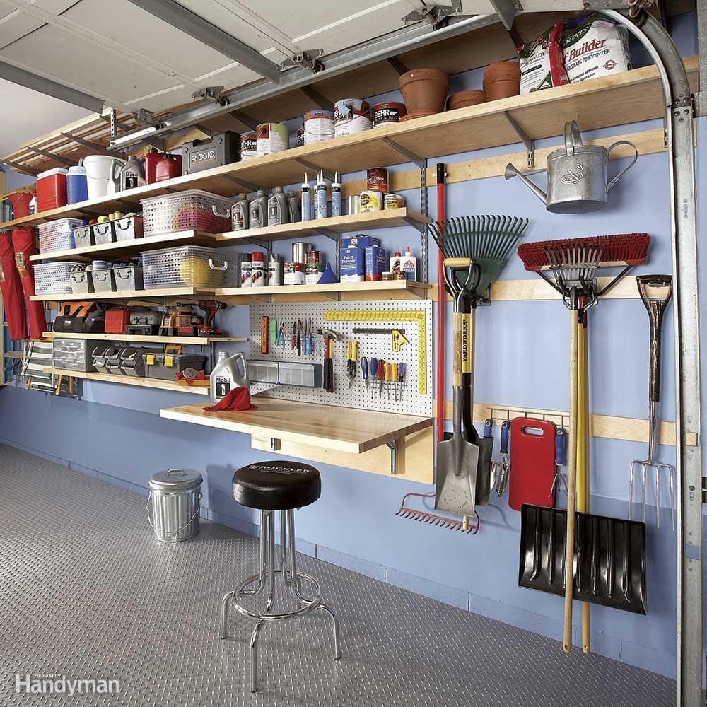 Flexible Garage Storage Wall