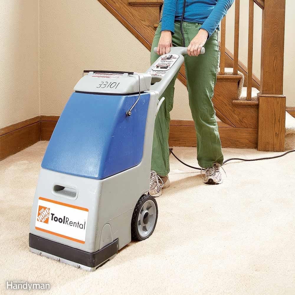 Using Rented Carpet Cleaning Equipment
