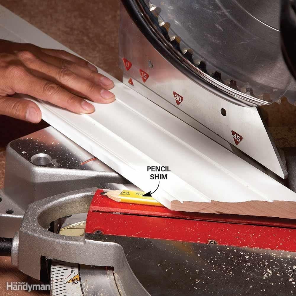 Miters: Use a Shim to Cut a Back Bevel