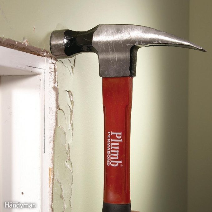 Smash Protruding Drywall