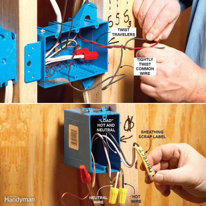 How to identify roughed-in electrical wires