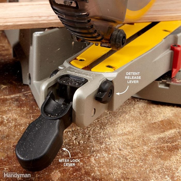 It's Easier to Lock in the Miter on Some Saws