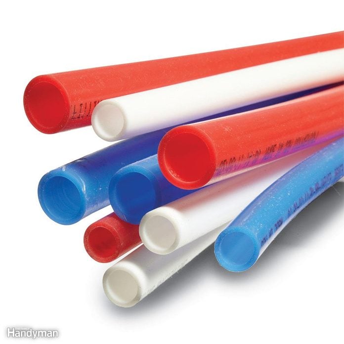 Red, white and blue PEX