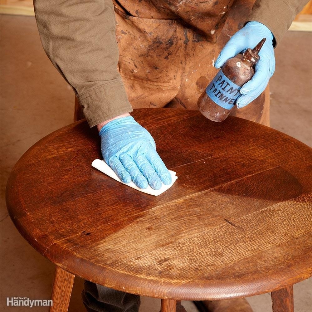 Evaluate With Mineral Spirits | How To Restore Furniture