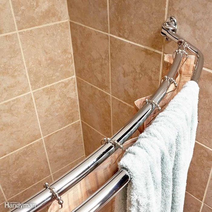 Install a Curved Shower Curtain Rod