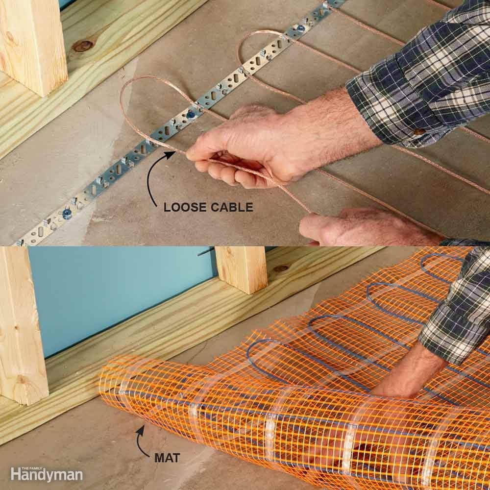 Warm Up Cold Floors With Heating Cables