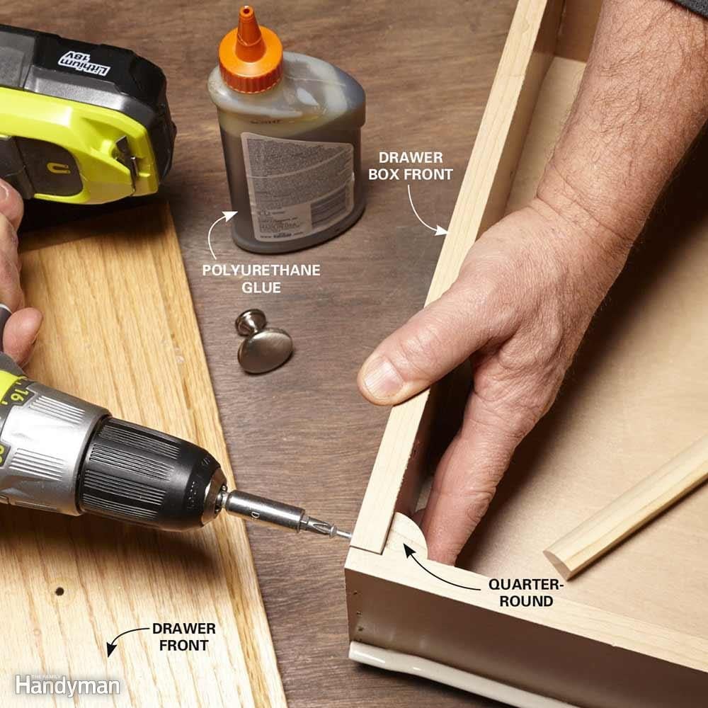 Reinforce a Drawer Front