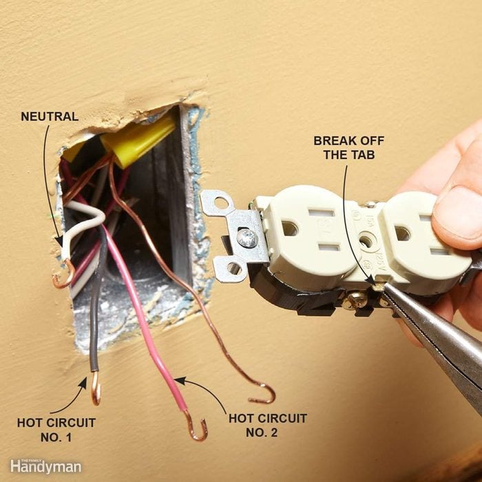 Match the Breakaway Tab to the Original Outlet