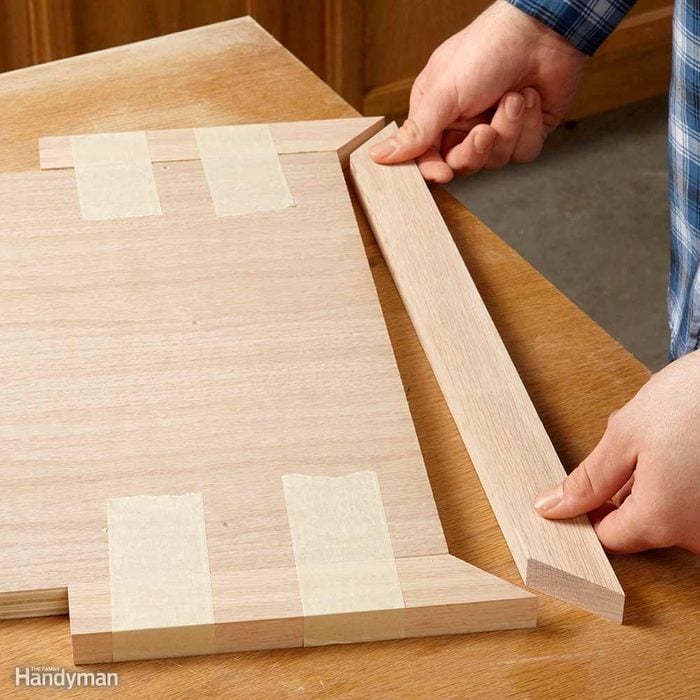 Miters: Use Scrap Wood Guides for a Perfect Fit
