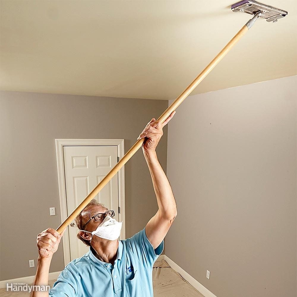 How To Paint A Ceiling The Family Handyman