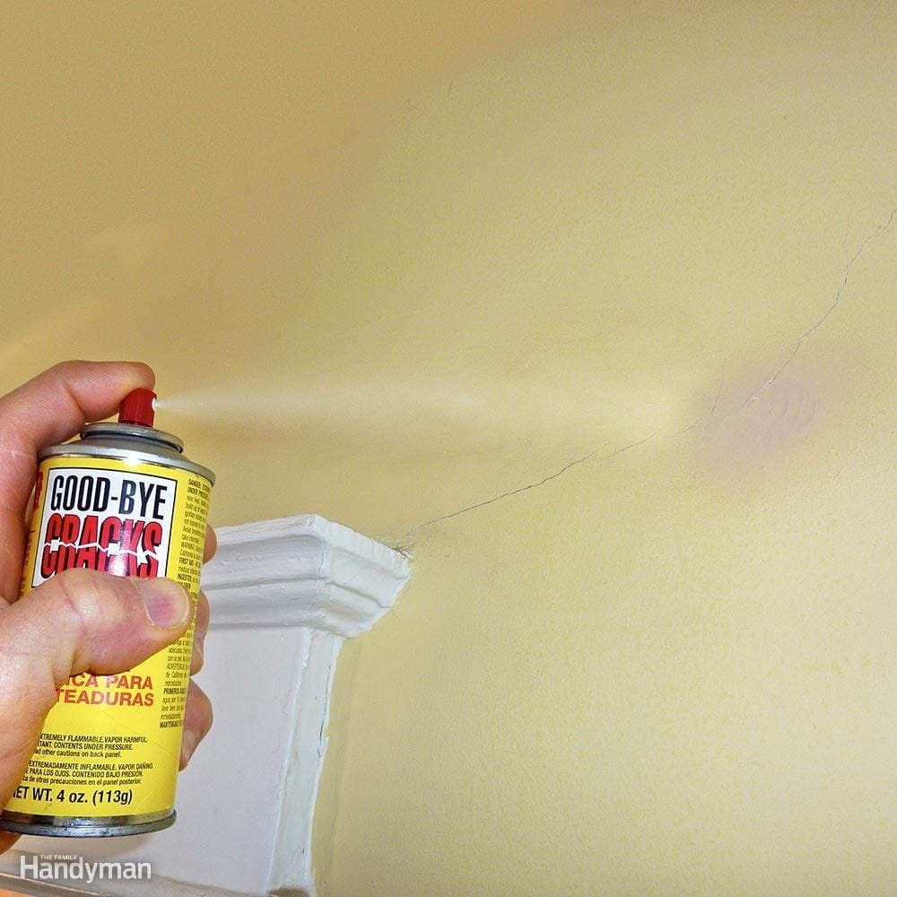 Cover Cracks with Repair Spray