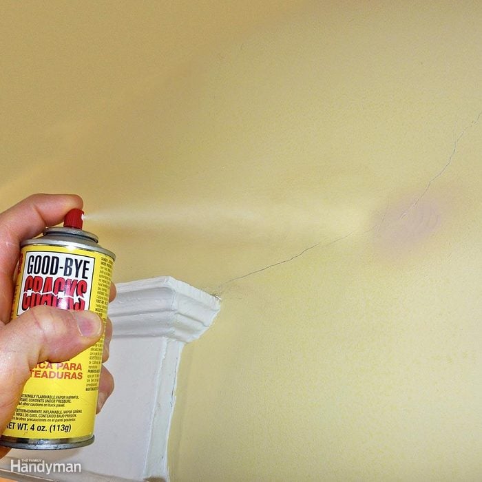 Cover Cracks with Repair Spray