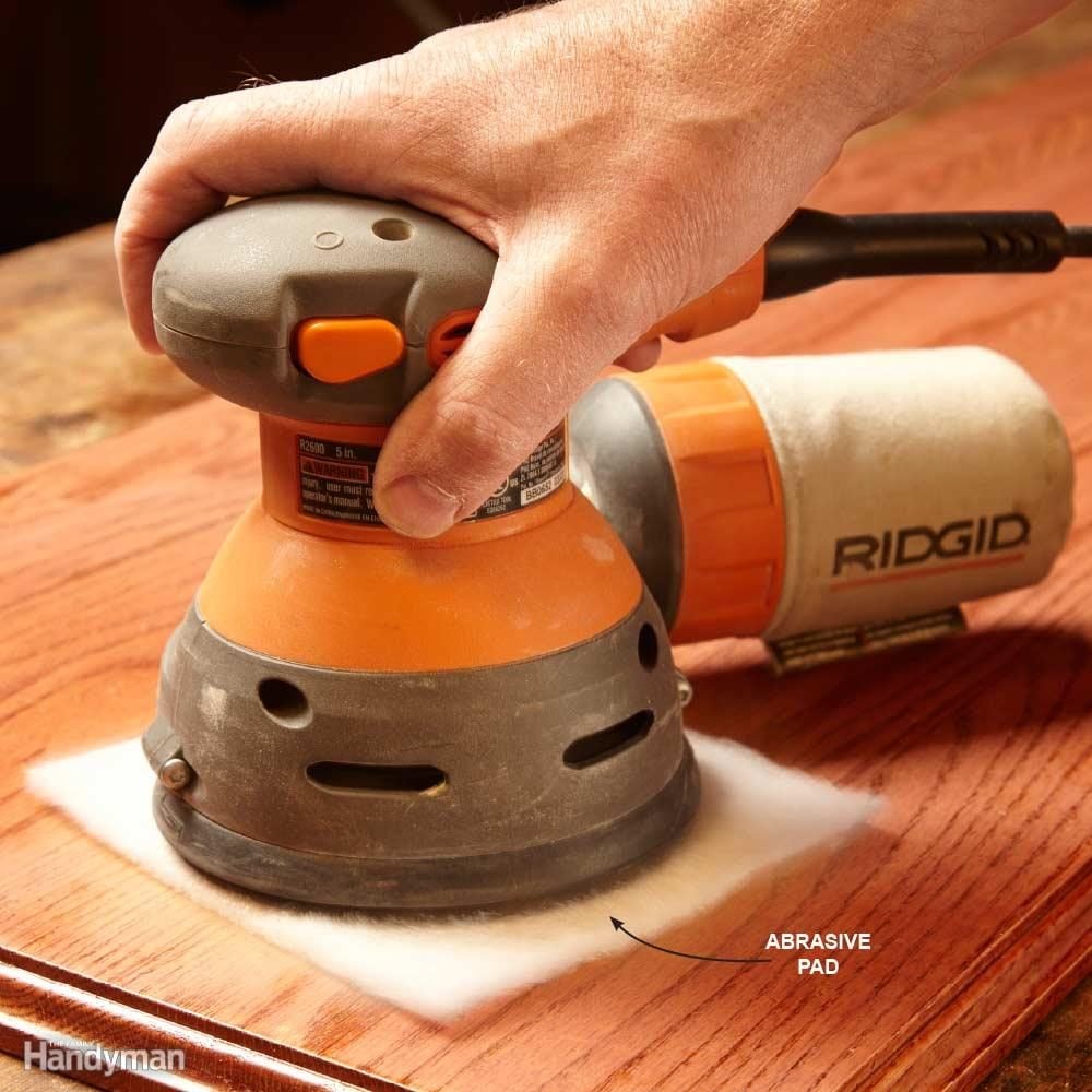 Buff a Finish with a Sander