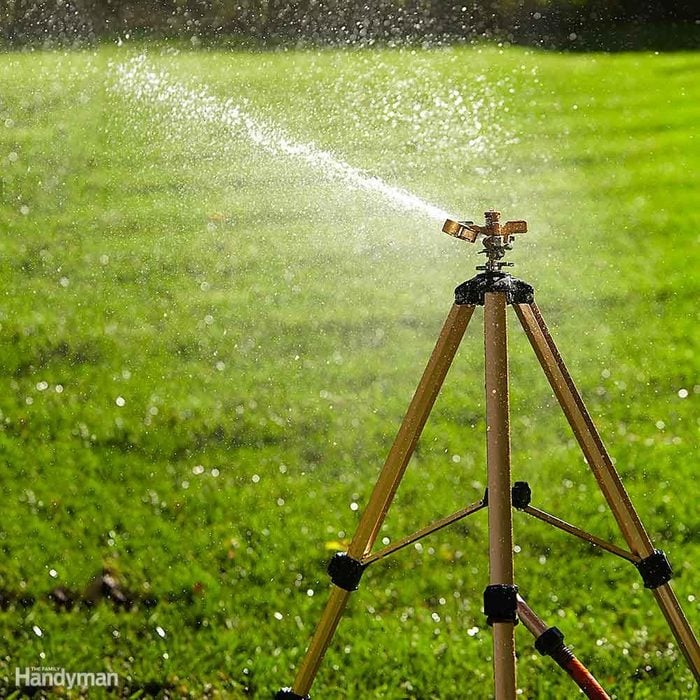 Best Way to Water Lawn: Buy an Impact Sprinkler on a Tripod