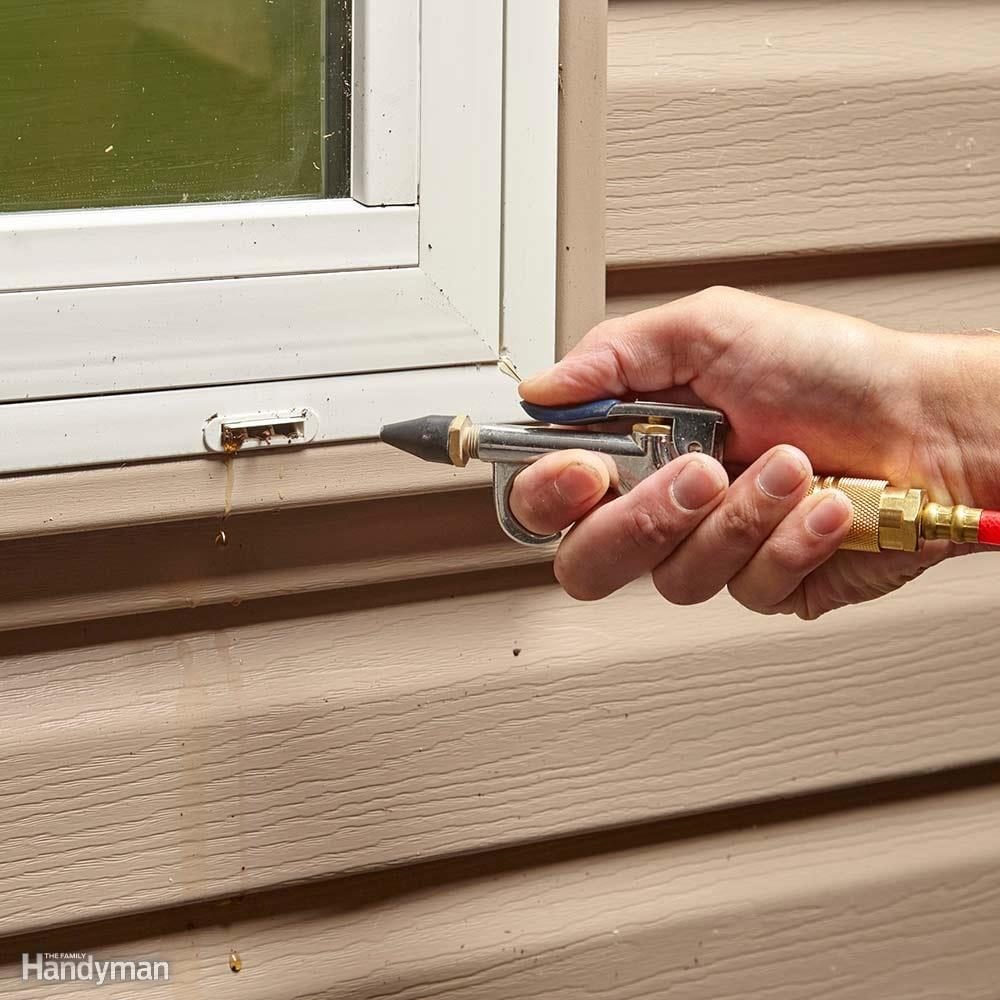 Clean Window Weep Holes or Invite Rainwater Into Your House