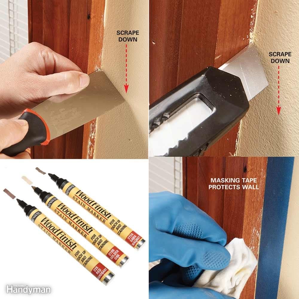 Remove Dried Paint Drips