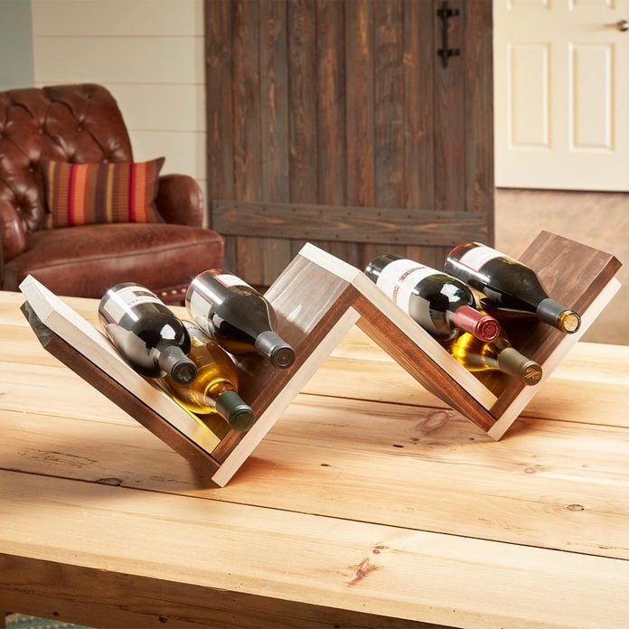 herringbone wine rack