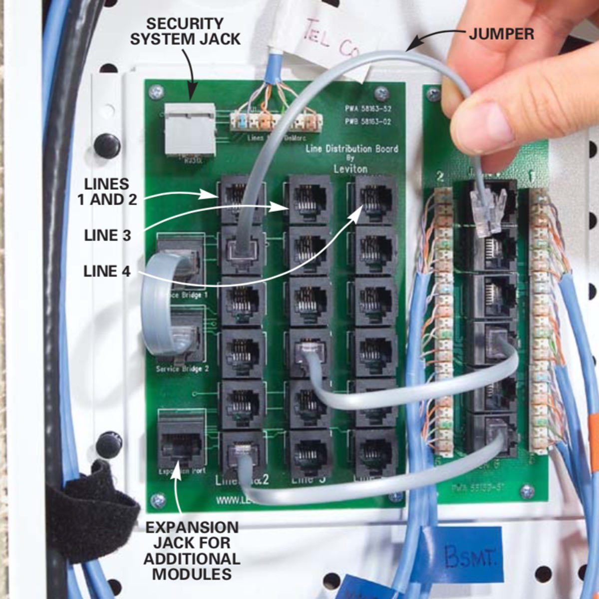 Installing Communication Wiring | Family Handyman | The ... house wiring for cable internet 