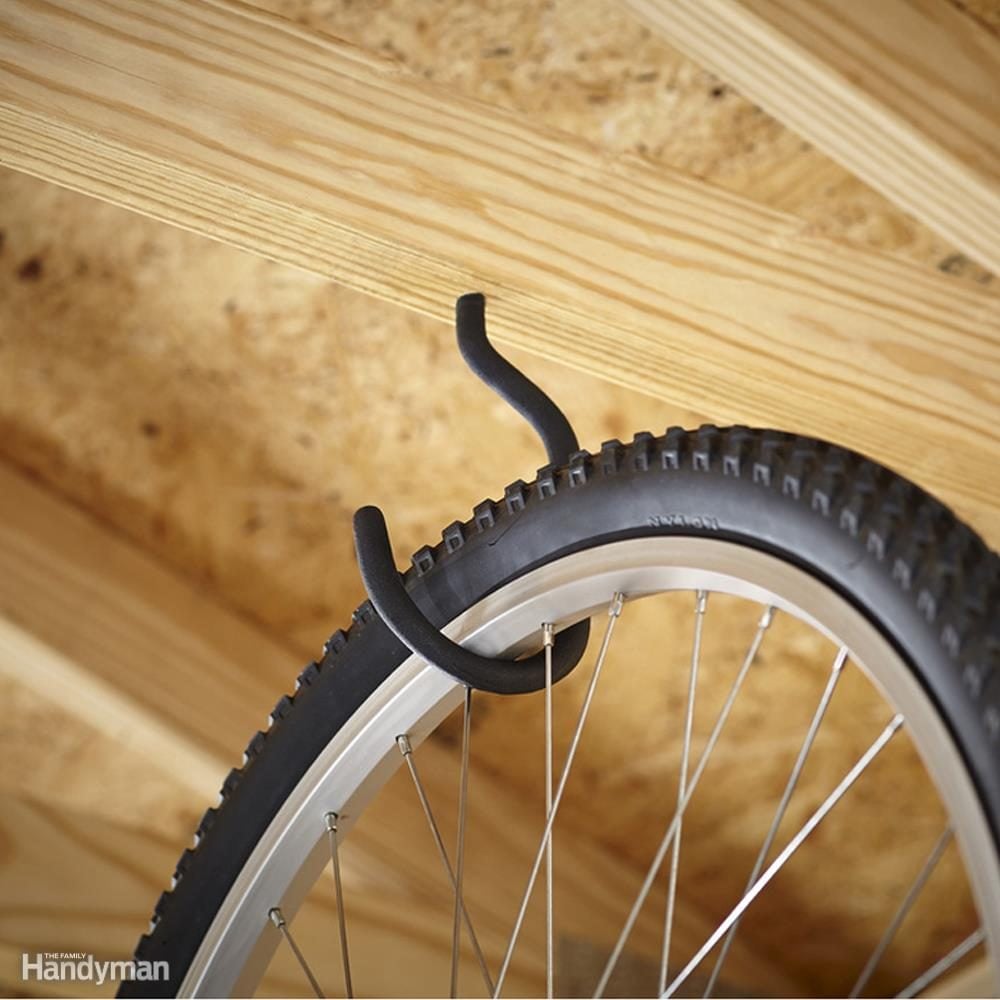2 x HEAVY DUTY BIKE STORAGE SCREW IN HOOK PAIR Bicycle/Garage/Shed/Wall/Ceiling 