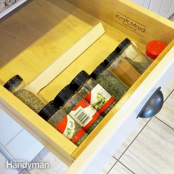 Quick kitchen spice storage solutions