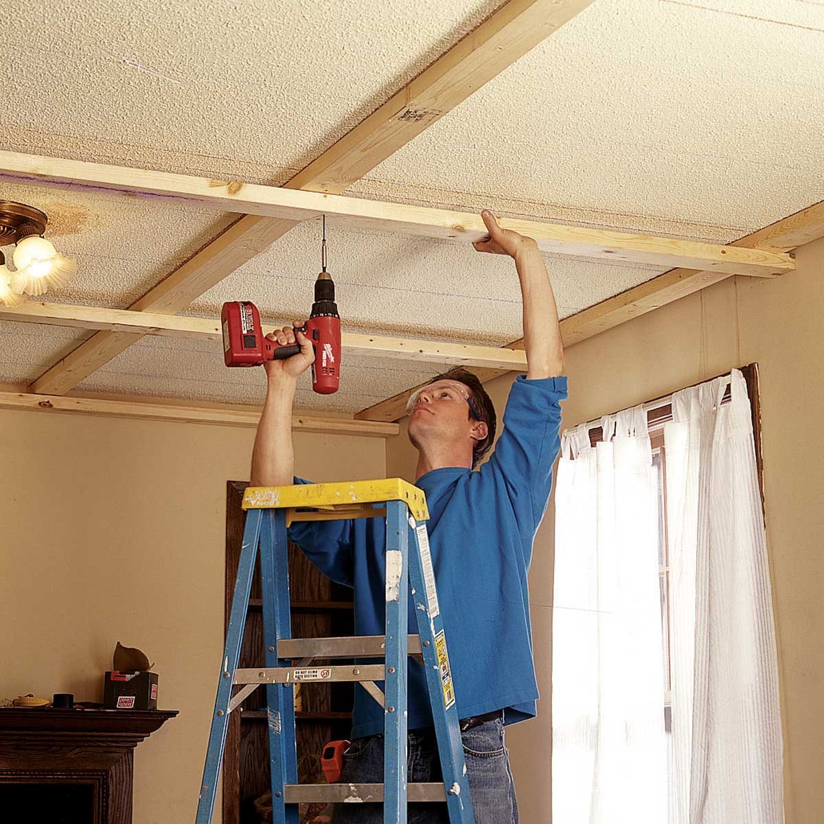 Ceiling Panels: How to Install a Beam and Panel Ceiling