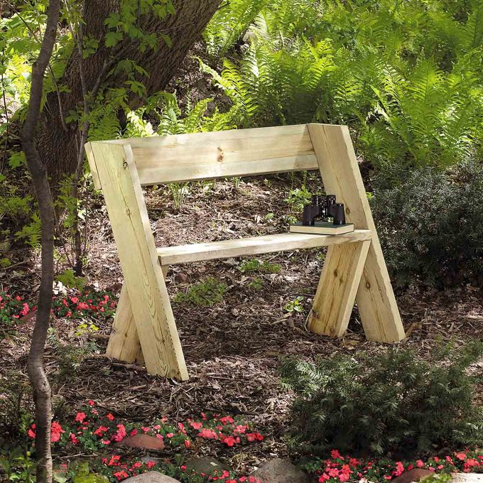 Wooden Bench for Less