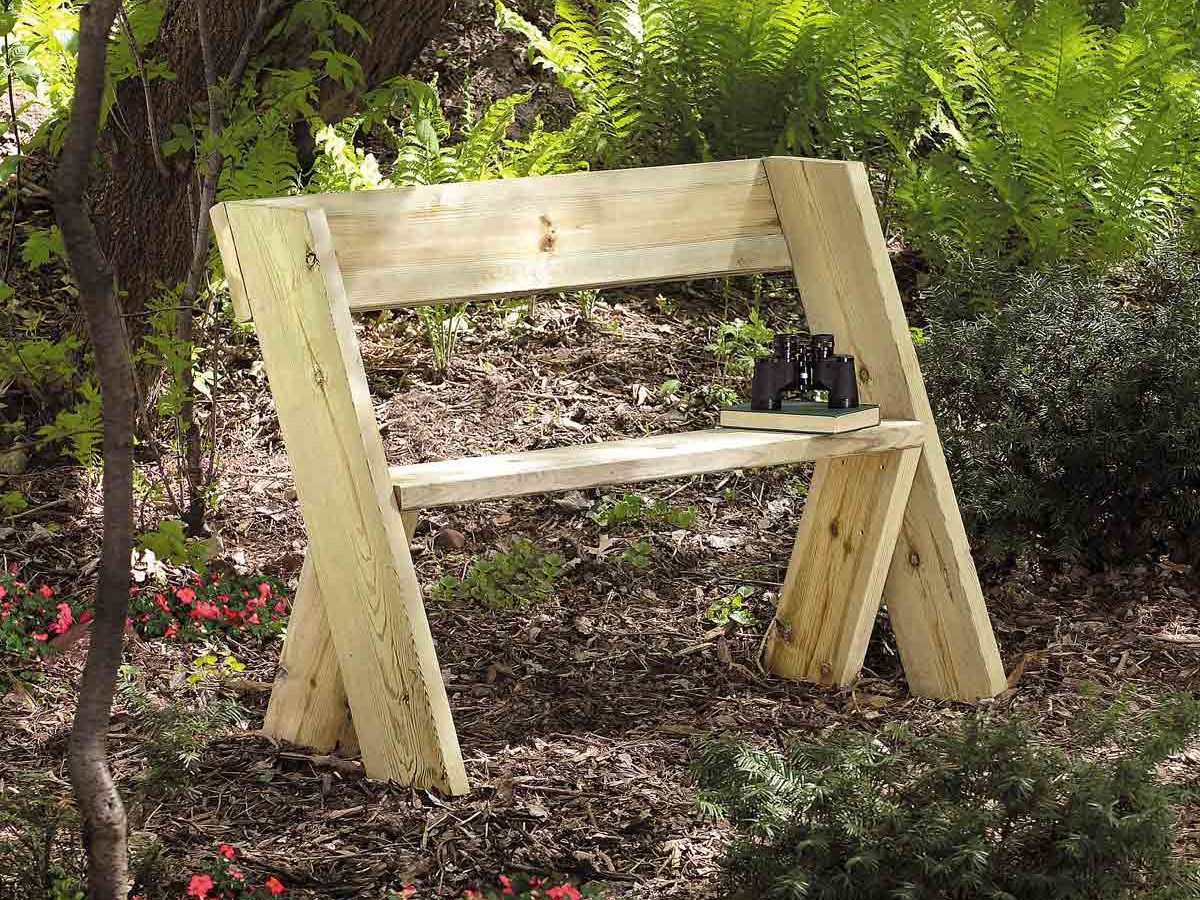 Wooden Bench for Less