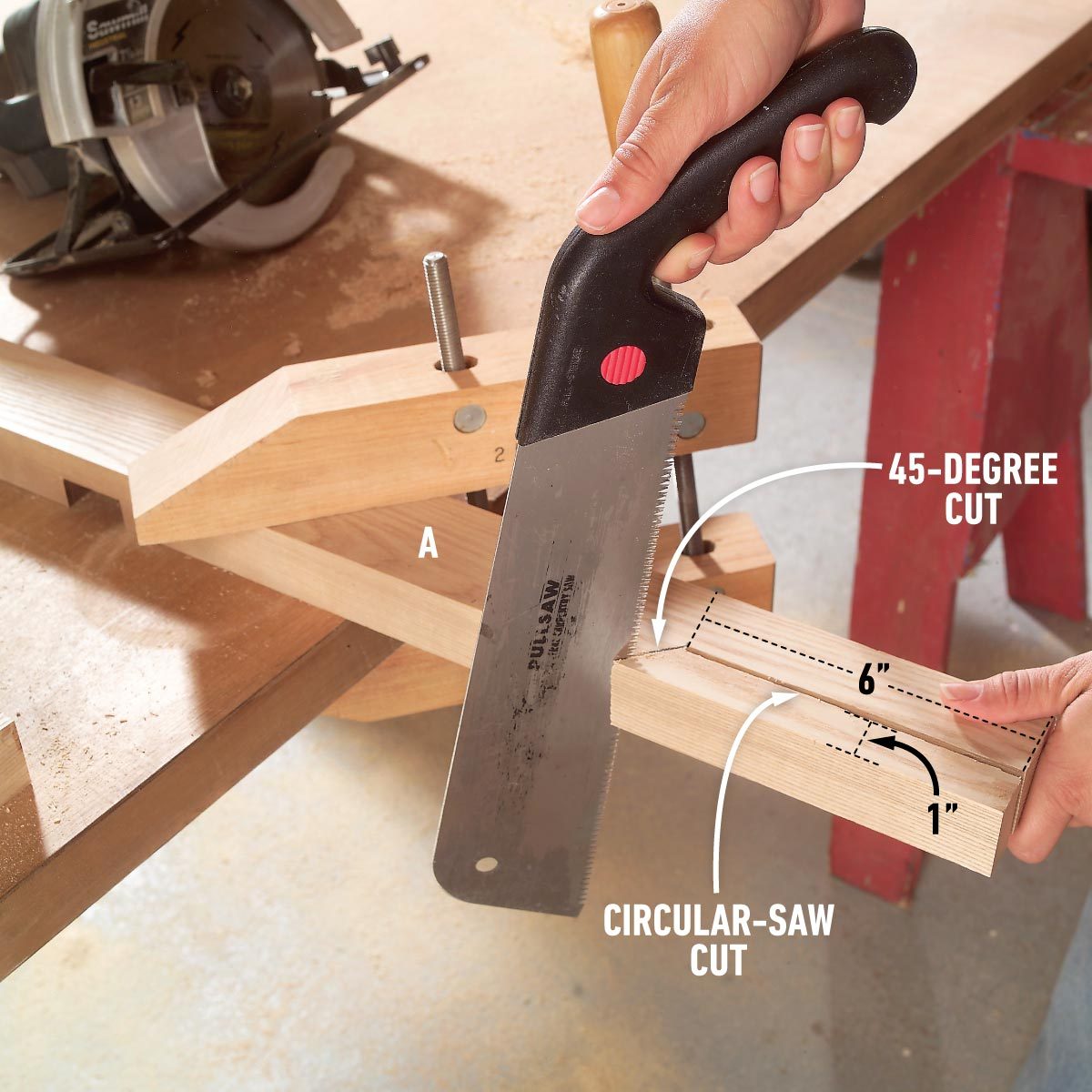 Construct A Classic Wooden Cart Cut the handles