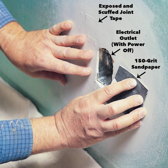 light touch drywall sanding