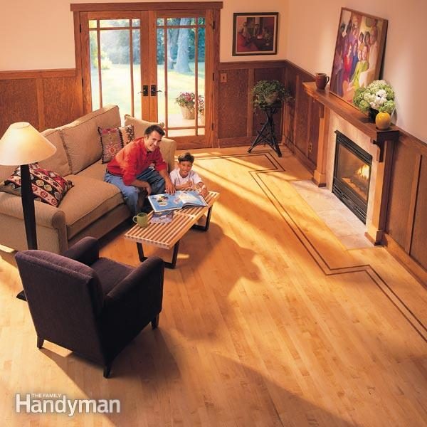 How to Lay Hardwood Floor With a Contrasting Border