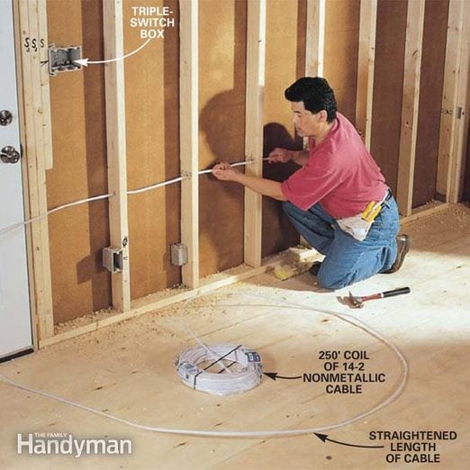 How to Rough-In Electrical Wiring (DIY)