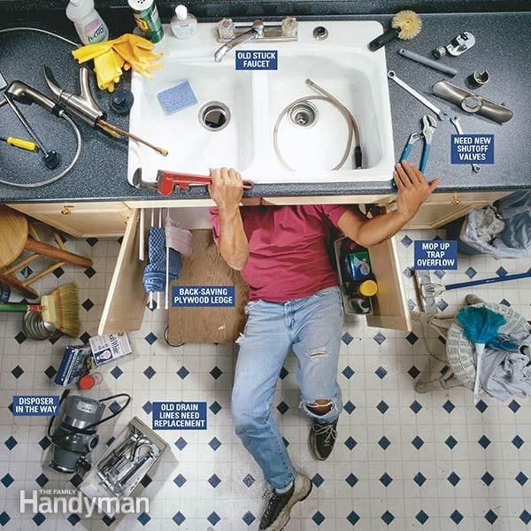How To Replace A Kitchen Faucet Diy Family Handyman