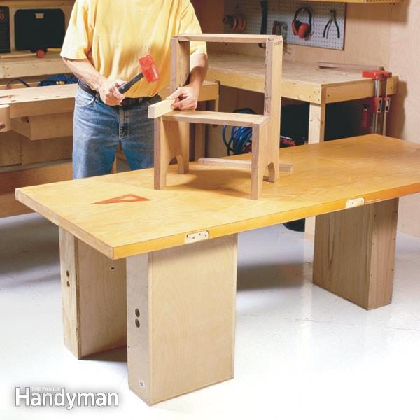 How to Build Workbenches: 4 Knockdown Designs